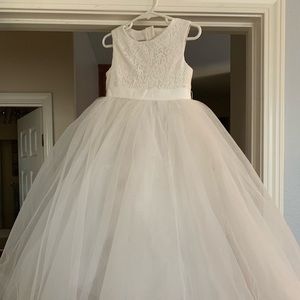 Ivory Flower Girl Dress